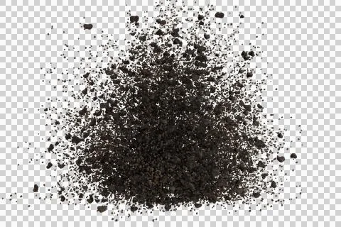 Granular substance, possibly soil or a similar material Stockfoto's