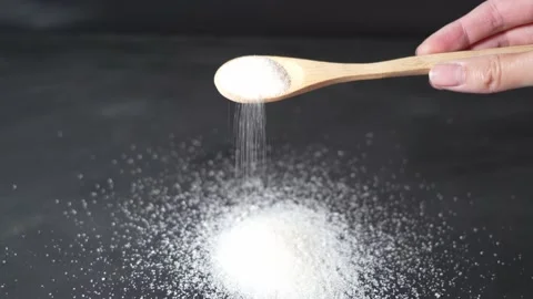 Granulated sugar Stock Footage 197142645