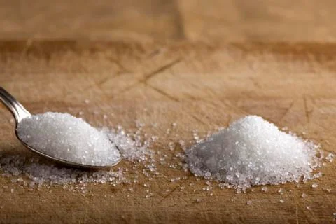 Granulated sugar Foto stock