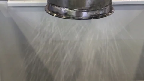 Granulator machines. A fragment of a plastic processing machine. Stock Footage 129878997