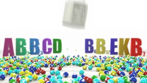 Granules with vitamins fall from the capsule pill Stock Footage 116999735