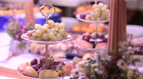 Grape and flowers Stock Footage 61757695