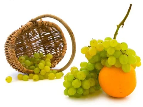 Grape And Orange Stock Photos
