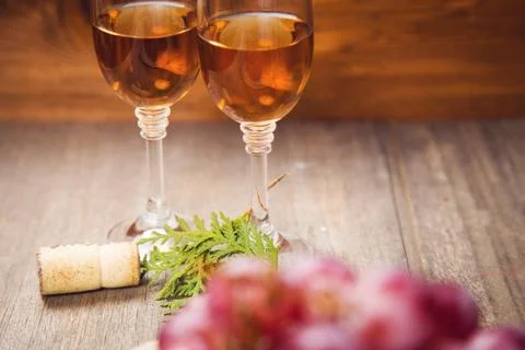Grape and wine Stock Photos