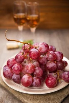 Grape and wine Stock Photos