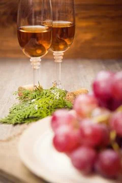 Grape and wine Stock Photos