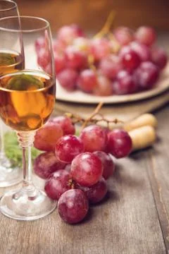 Grape and wine Stock Photos