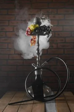 Grape aroma hookah Stock Photos