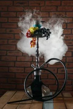 Grape aroma hookah Stock Photos