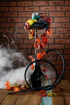 Grape aroma hookah Stock Photos