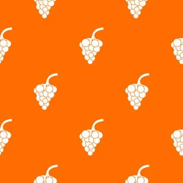 Grape branch pattern seamless Stock Illustration