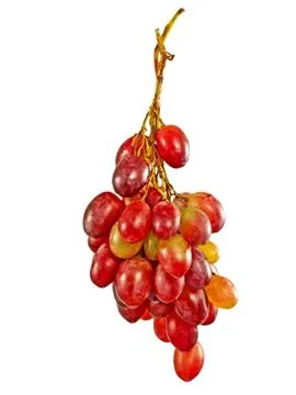 Grape bunch. isolated. Stock Photos