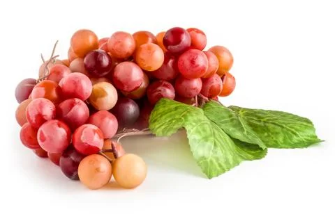 Grape Bunch on White / Grape Bunch / Grape Bunch on Isolated White Background Stock Photos