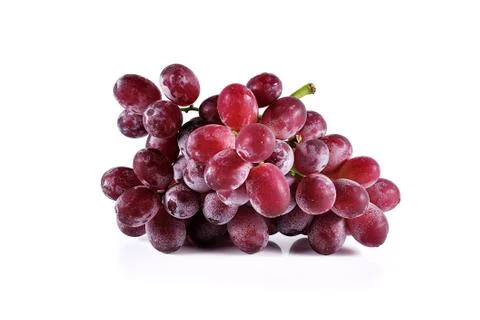 Grape close up isolated on white background Stock Photos