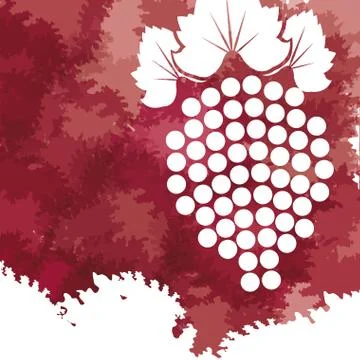 Grape fruit fresh wine image Stock Illustration