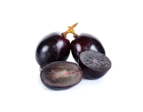Grape fruit isolated on the white background Stock Photos