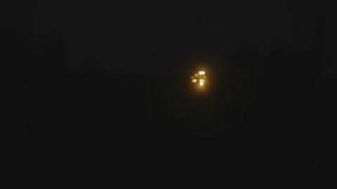 Grape harvester combine machine night time morning dawn dark low light Stock-Footage 163735210