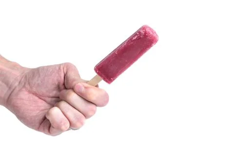 Grape Ice Pop Stock Photos