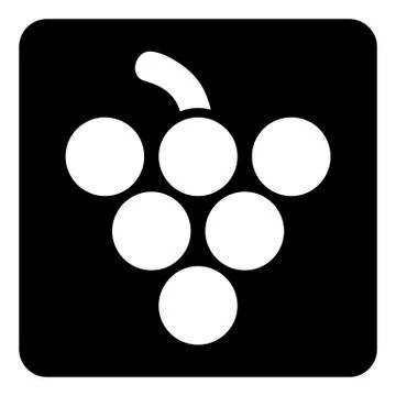 Grape icon illustration Stock Illustration