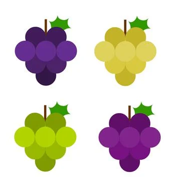 Grape illustration vector Stock Illustration