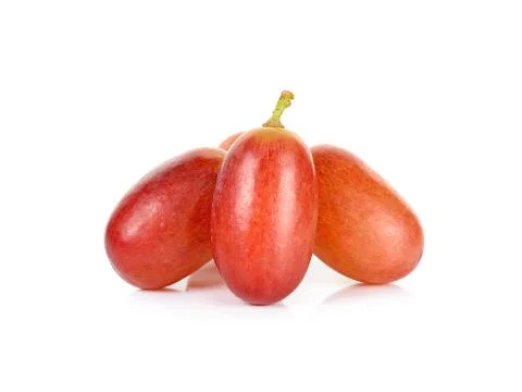 Grape isolated on over white background Stock Photos
