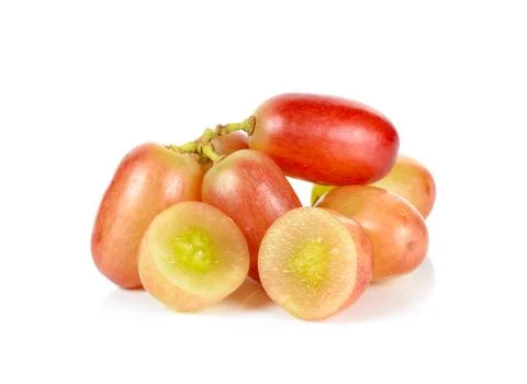 Grape isolated on over white background Stock Photos