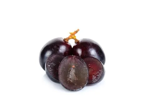 Grape isolated on the white background Stock Photos