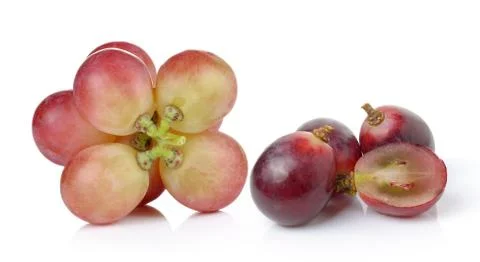 Grape isolated on white background Stock Photos