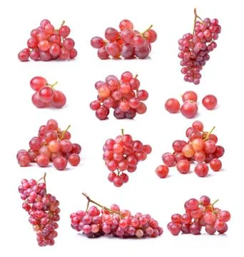 Grape isolated on white background Stock Photos
