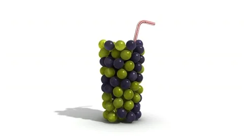 Grape Juice Concept Stock Footage 8990888