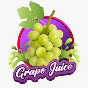 Grape juice Stock Illustration