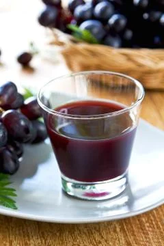 Grape juice Stock Photos