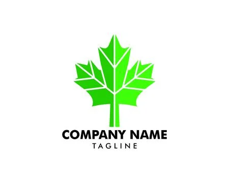 A grape leaf is a logo design element Illustrazione stock