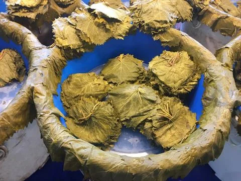 Grape leaves. Foto stock