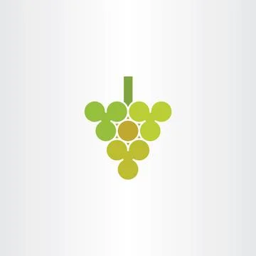 Grape logo vector symbol element vector Stock-Illustration