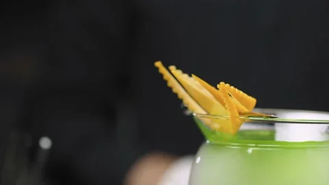 Grape Martini Cocktail Stock Footage 131461364