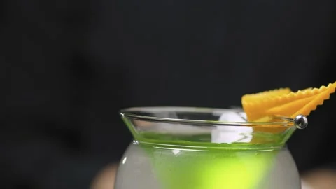 Grape Martini Cocktail Stock Footage 131461938
