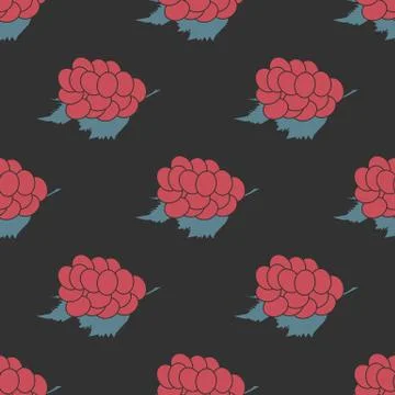 Grape seamless pattern Illustrazione stock