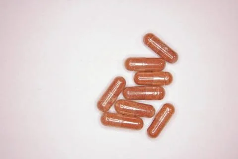 Grape seed extract capsule Stock Photos