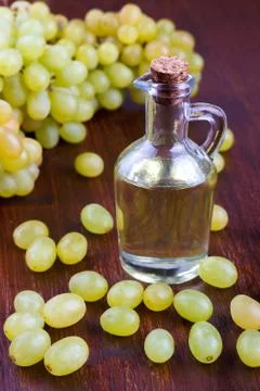 Grape seed oil Stock Photos