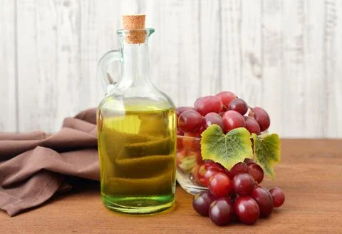Grape seed oil 写真素材