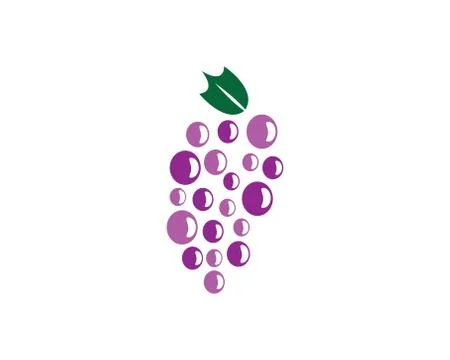 Grape vector icon Stock Illustration