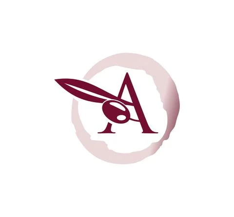 Grape Vine Initial Letter A Stock Illustration