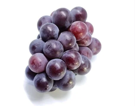 Grape with white background Stock Photos
