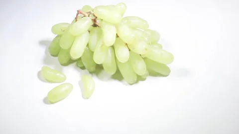 Grape on a white background rotate 360 degree with smooth motion. Stock Footage 169744779