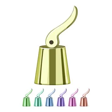 Grape wine cork cartoon vector graphic Stock Illustration