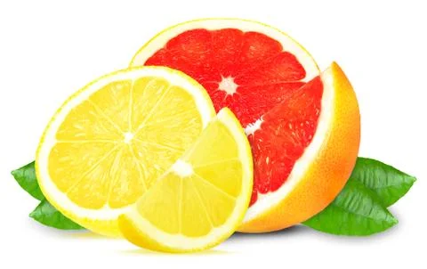 Grapefruit and lemon Foto stock