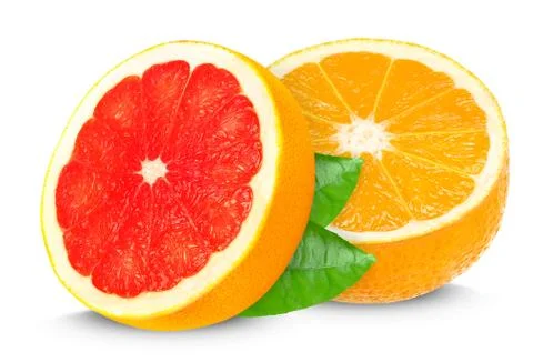 Grapefruit and orange Stock Photos