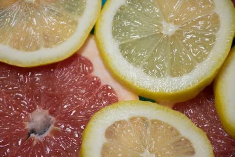 Grapefruit and orange Stock Photos