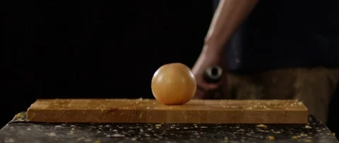 Grapefruit Being Smashed In Slow Motion Vídeo Stock 105380561